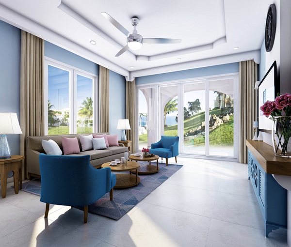 Villa C1 - Phong khach