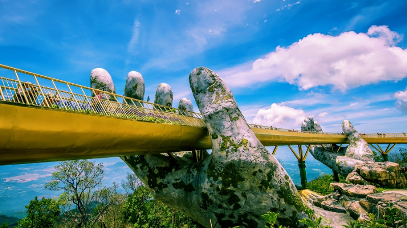 Cầu V&agrave;ng Sun World Ba Na Hills (20)