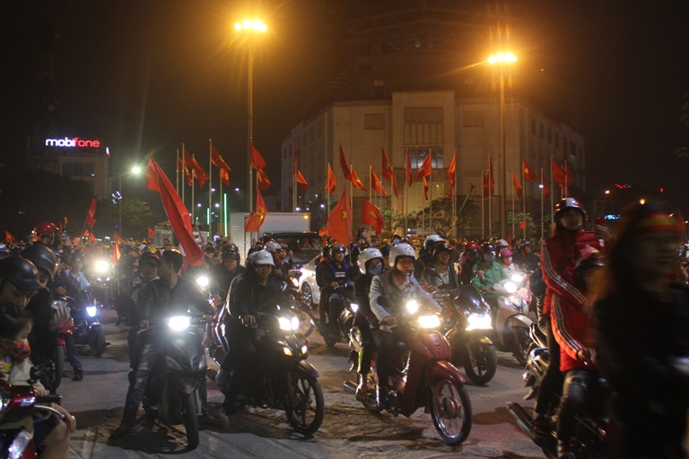 Sau- chien- thang- U23- Viet- Nam- CSGT- Hue- vat-