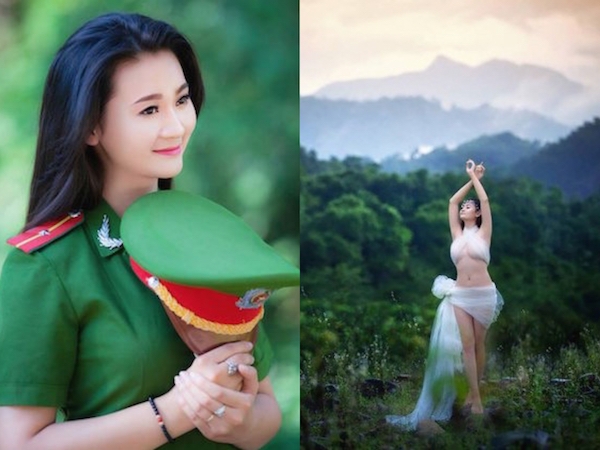 nu-canh-sat-chup-anh-nhay-cam-hinh-anh