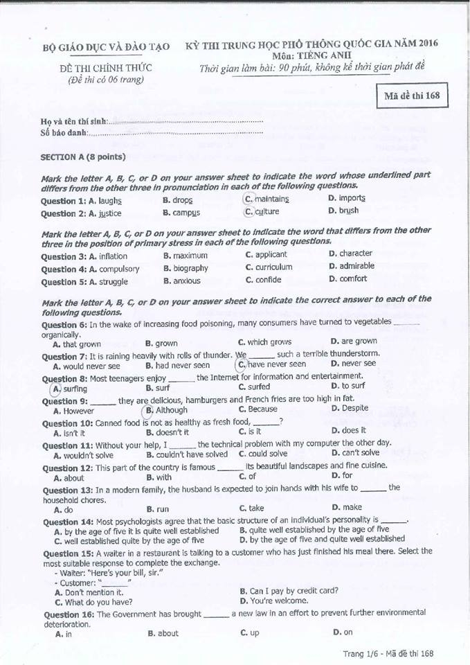 de-thi-ngoai-ngu-mon-tieng-anh