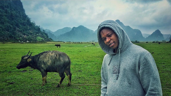 Dien vien king kong khoe anh Viet Nam baogiaothong