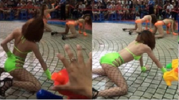 mac bikini mua phan cam truoc tre em