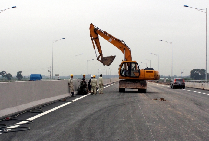 Khoảng 30km cuối tuyến thuộc địa phận TP. H&agrave; Nội đ