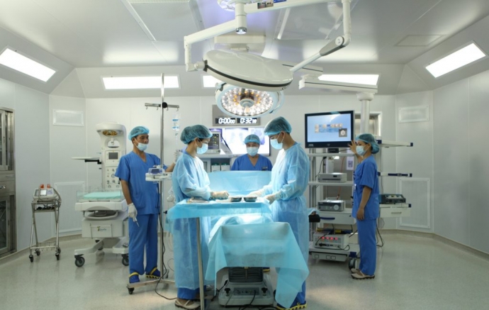 Trang thiet bi hien dai cua BV  Tam Anh