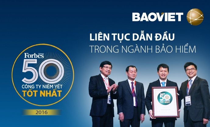 Bảo Việt khẳng định vị thế top 50 DN ni&ecirc;m yết tốt 