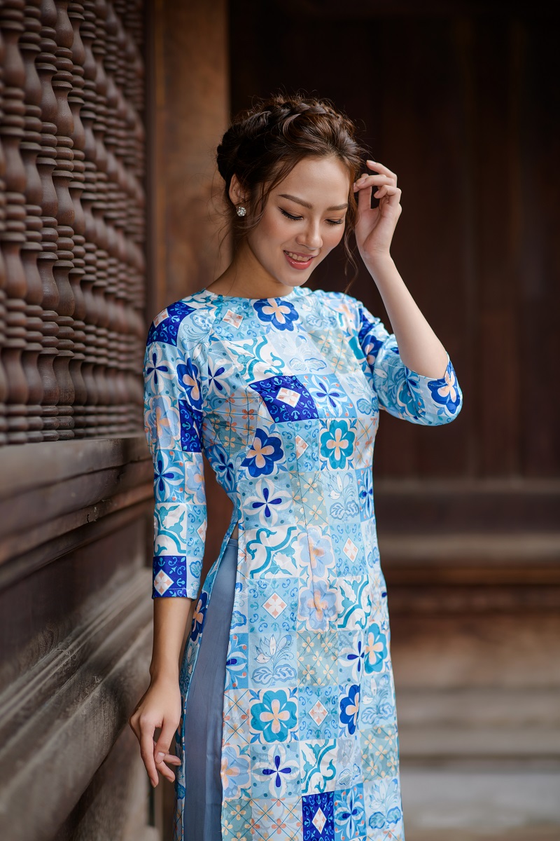 Màu xanh thiên thanh mang tới sự trẻ trung, năng đ