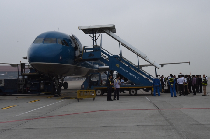 may bay vna xit lop van ha canh an toan