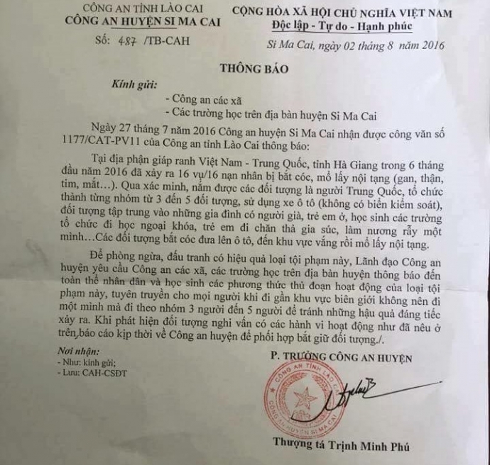 cong van mo lay noi tang