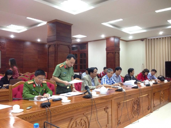 hop bao vu no lon tai cong an tinh Dak lak 