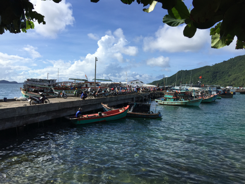 T&agrave;u thuyền neo đ&ecirc;u ở đảo Nam Du( Ki&ecirc;n Giang)