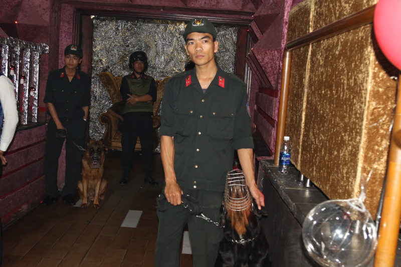 h5 Cảnh Khuyển được huy động đến hiện trường 