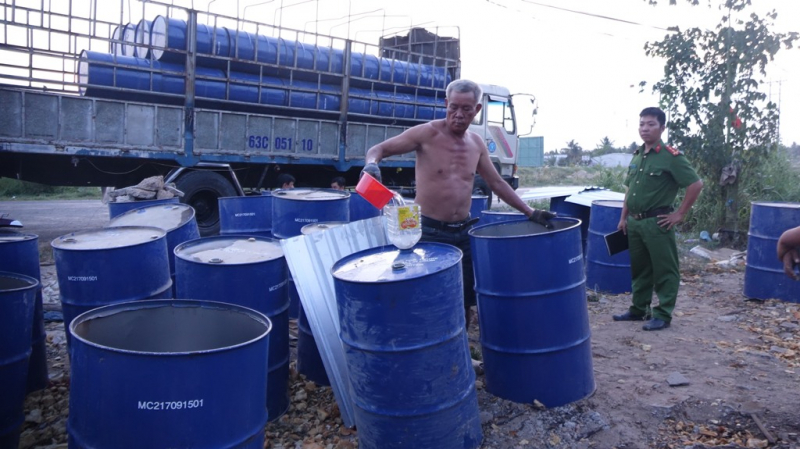 lây chất thải