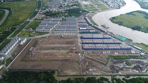 khu đất nằm tr&ecirc;n x&atilde; Phước Kiển, huyện Nh&agrave; B&egrave;. Ảnh 