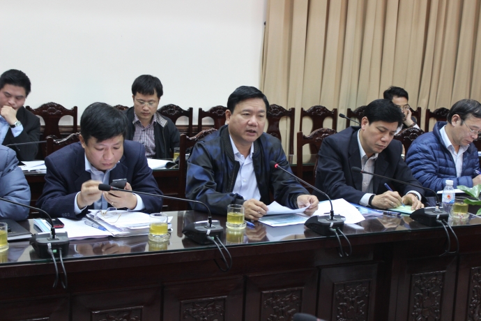 Bộ trưởng Đinh La Thăng chủ tr&igrave; cuộc họp