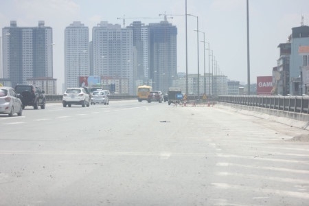 &Ocirc;ng Phạm Thanh B&igrave;nh cho biết, đoạn đường đ&atilde; c&oacute; vạc