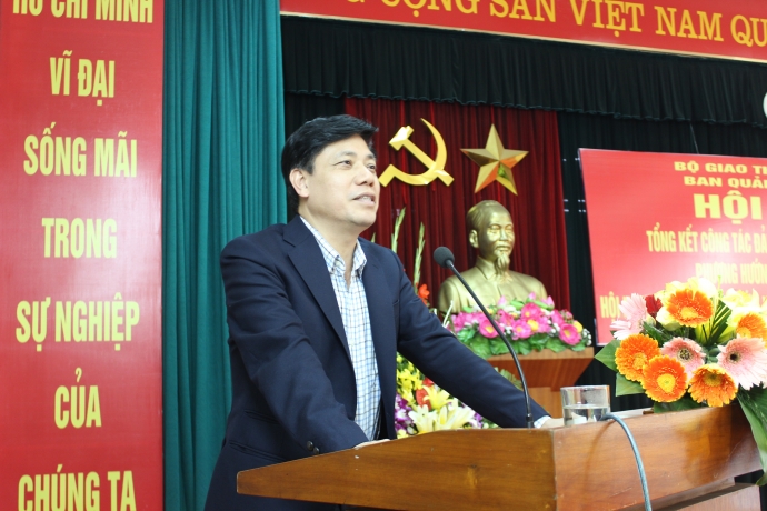 Thứ trưởng Nguyễn Ngọc Đ&ocirc;ng ph&aacute;t biểu chỉ đạo hội 