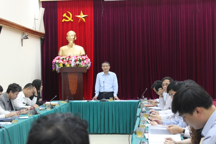 Bo trương Truong Quang Nghia phat bieu tai cuoc ho