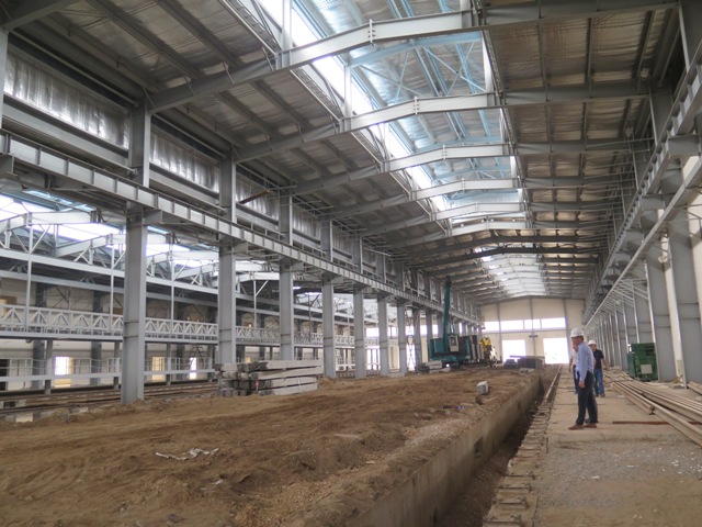 Thi cong tai cong truong o Depot