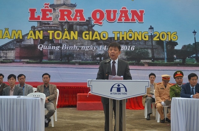Quảng B&igrave;nh Ra qu&acirc;n hưởng ứng năm ATGT năm 2016 1