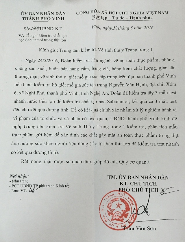 &ldquo;Sự thật&rdquo; vụ l&ograve; mổ lợn nhiễm chất tạo nạc ở Nghệ A