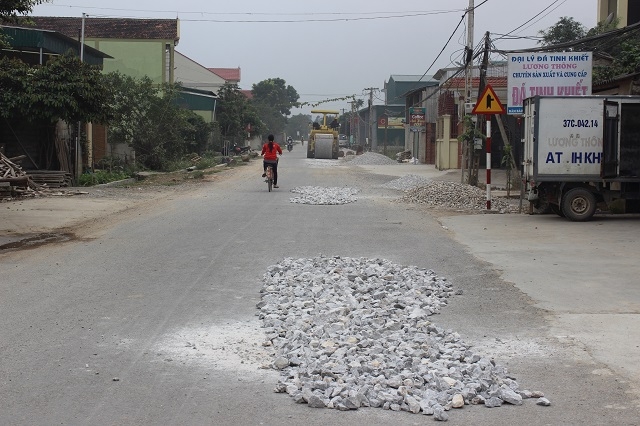 D&ugrave; chưa nghiệm thu, b&agrave;n giao nhưng đường tỉnh 537,