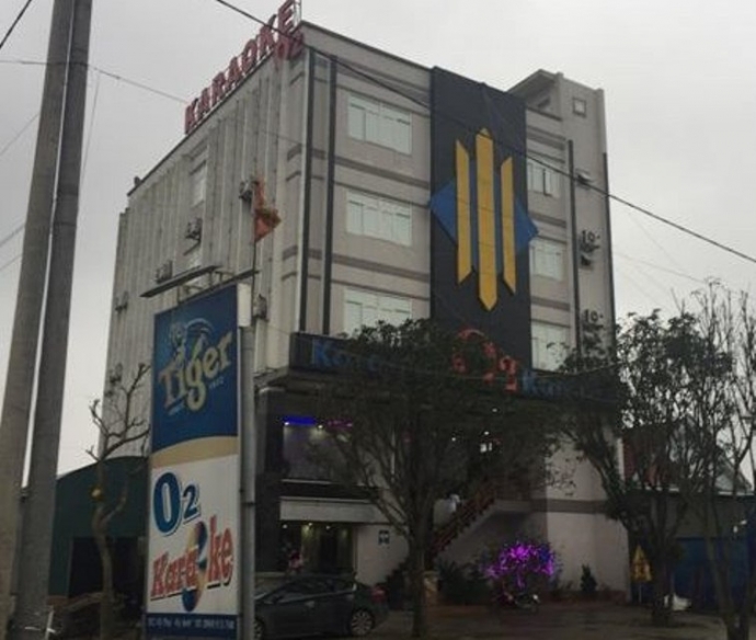 qu&aacute;n Karaoke nơi xảy ra sự việc (ảnh Tiểu Long)