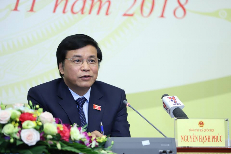 Tổng thư ký QH Nguyễn Hạnh Phúc