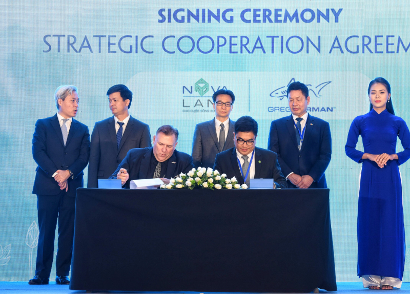 Novaland ky ket voi Greg Norman