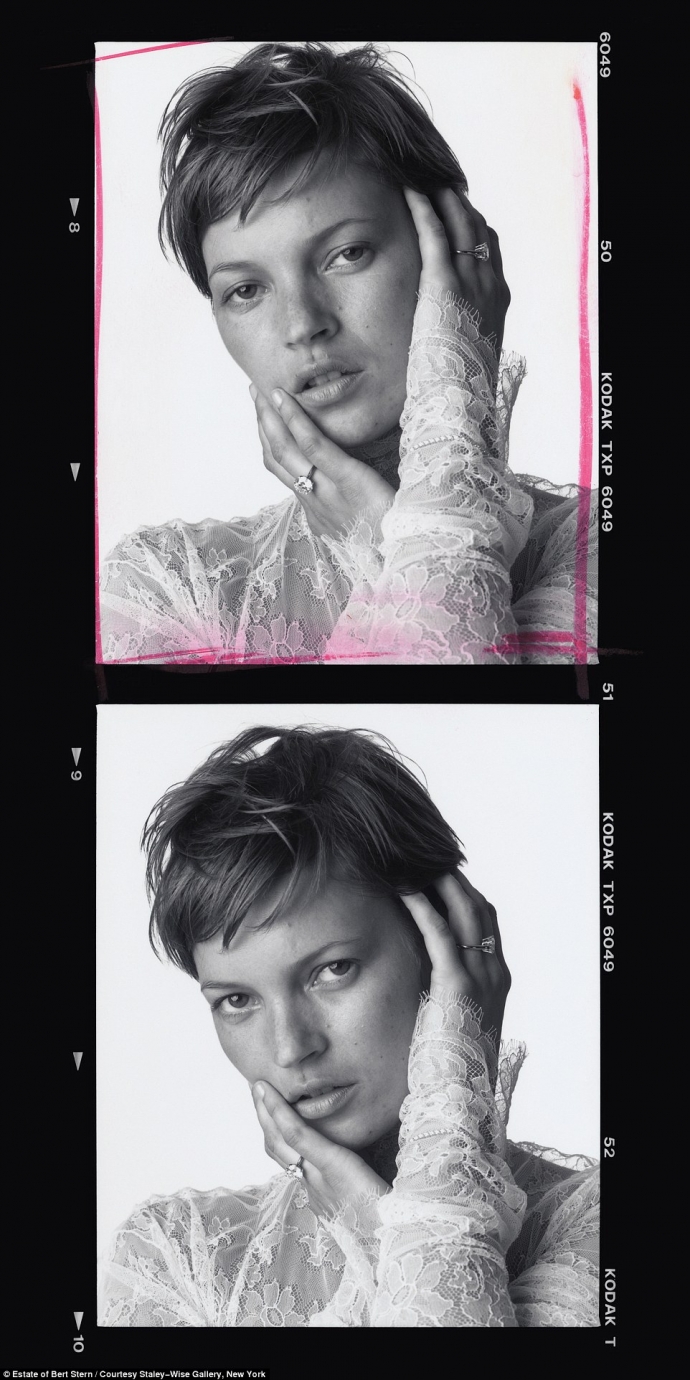 Bức ảnh của Kate Moss do &ocirc;ng chụp cho tạp ch&iacute; Voug