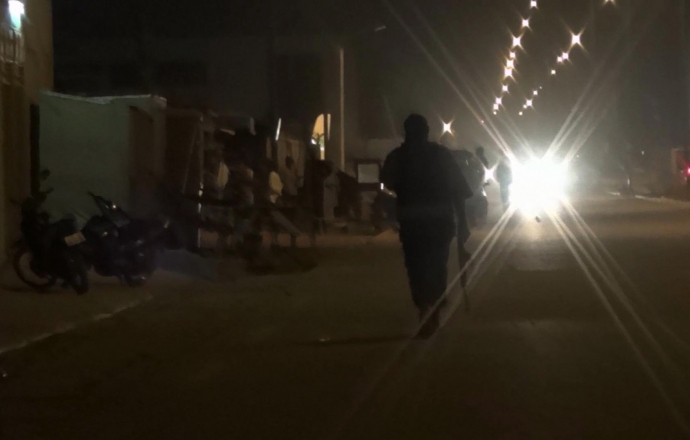 Hiện trường hỗn loạn 