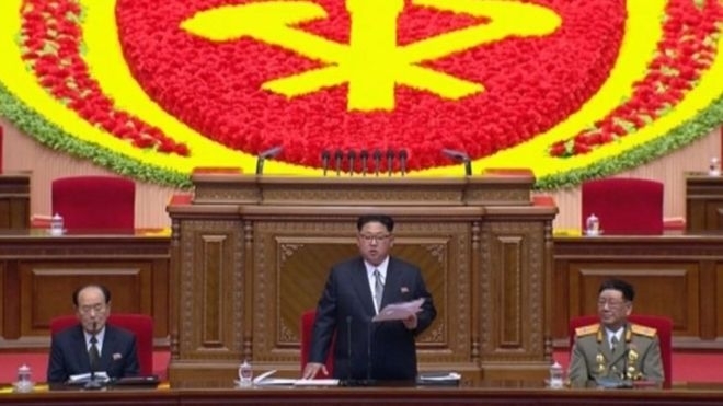 Chủ tịch KIm Jong Un phát biểu tại