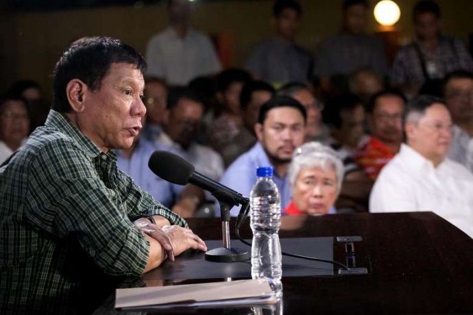 T&acirc;n Tổng thống Philippines Rodrigo Duterte tuy&ecirc;n b