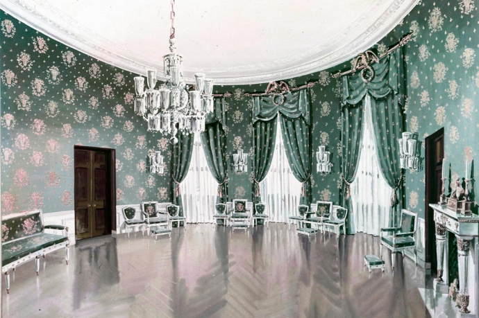 Một g&oacute;c nh&igrave;n tại Ph&ograve;ng Xanh ở Nh&agrave; trắng, chưa r&otilde; t