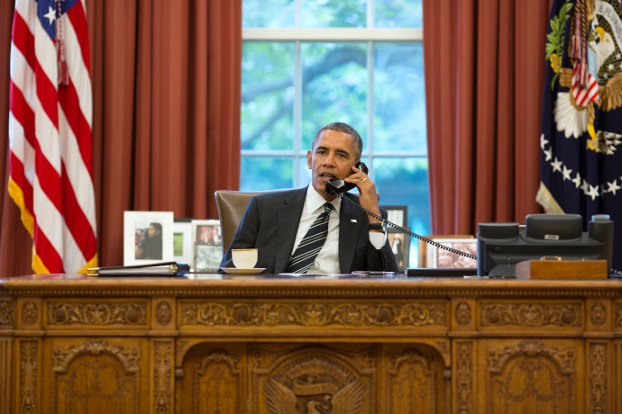 Tổng thống Mỹ Barack Obama đ&atilde; gọi điện ch&uacute;c mừng n