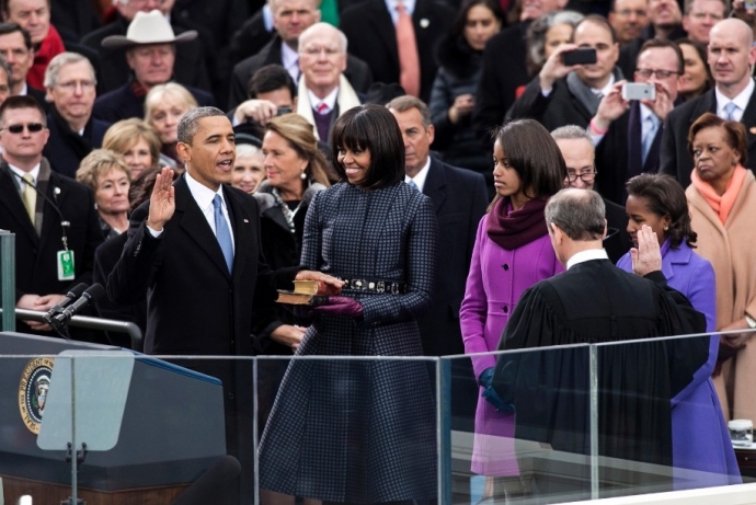 &Ocirc;ng Obama tuy&ecirc;n thệ nhậm chức Tổng thống lần 2 v&agrave;o