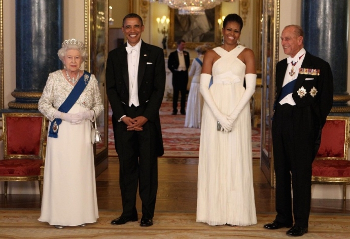Tổng thống Mỹ Barack Obama c&ugrave;ng Đệ nhất phu nh&acirc;n t