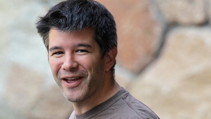 Gi&aacute;m đốc điều h&agrave;nh Uber Travis Kalanick từ