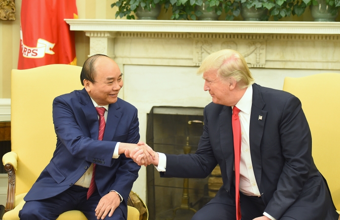 Thủ tướng Nguyễn Xu&acirc;n Ph&uacute;c v&agrave; Tổng thống Hoa Kỳ Do