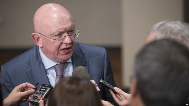 Đại sứ Nga tại Li&ecirc;n Hợp Quốc Vassily Nebenzia