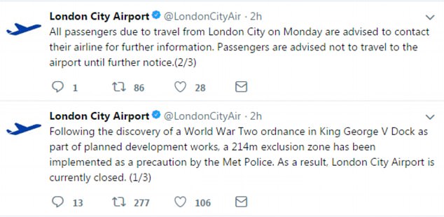 Thông báo hành khách không nên tới sân ba