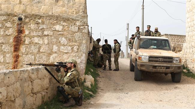 Phiến quân do Thổ Nhĩ Kỳ hậu thuẫn tiến vào làng B