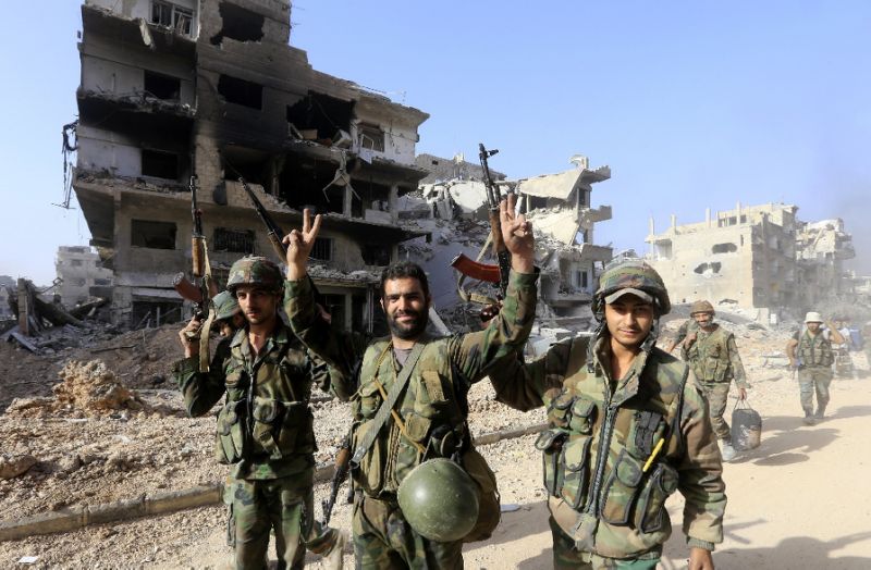 Thủ đ&ocirc; Damascus, Syria đ&atilde; được giải ph&oacute;ng ho&agrave;n to&agrave;