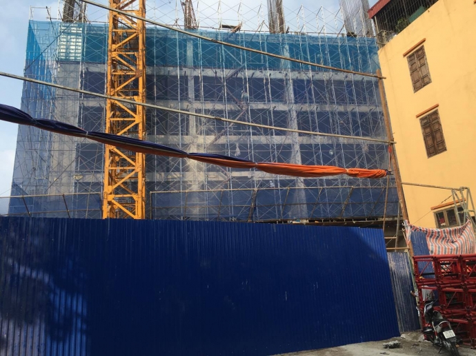 c&ocirc;ng tr&igrave;nh xảy ra tai nạn ho&agrave;ng mai