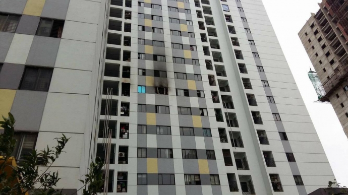 ch&aacute;y chung cư linh đ&agrave;m