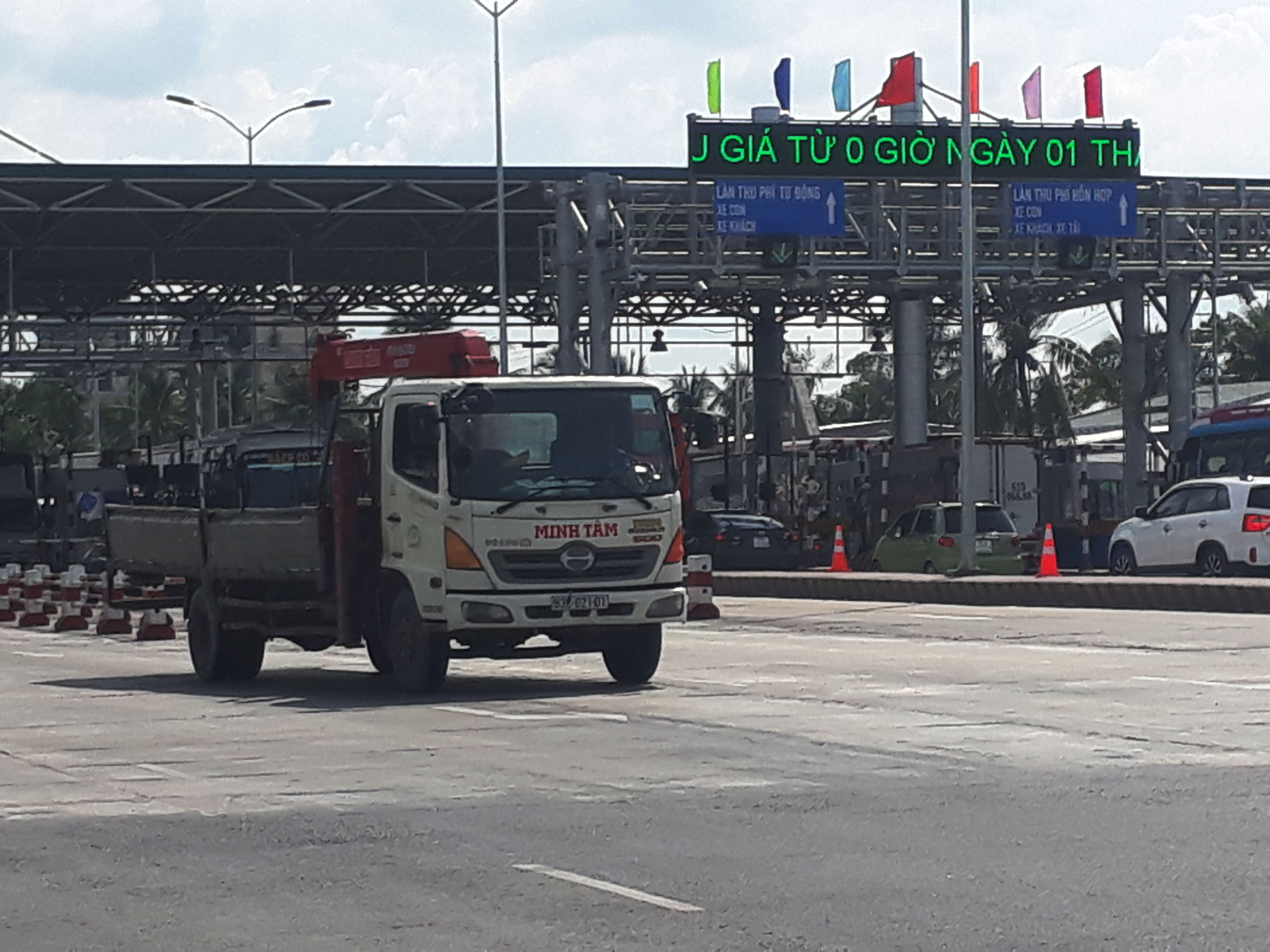 trạm thu ph&iacute; Cai Lậy