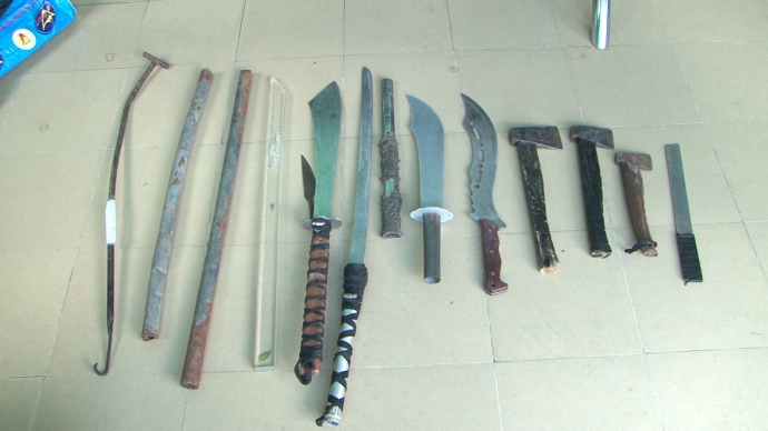 hung kh&iacute; thu giữ của S&aacute;ng