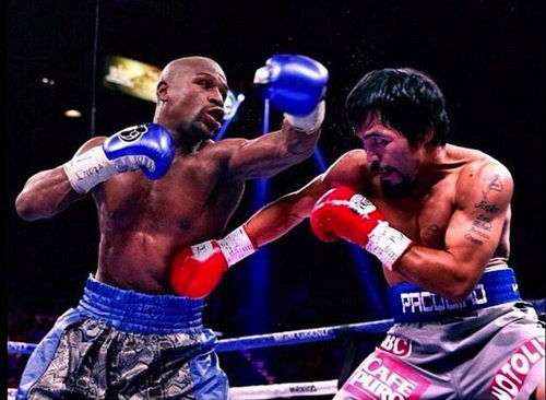 Trận đấu quyền anh triệu đ&ocirc; giữa Mayweather v&agrave; Pac