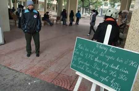 ret dam hoc sinh duoc nghi hoc