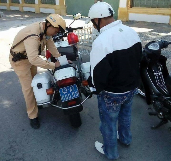 CSGT Đ&agrave; Nẵng